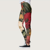 Vintage botanische Illustration Leggings (Links)