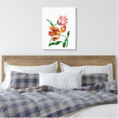 Vintage botanische Illustration Leinwanddruck (Insitu (Schlafzimmer))