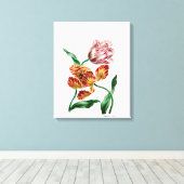 Vintage botanische Illustration Leinwanddruck (Insitu (Holzboden))