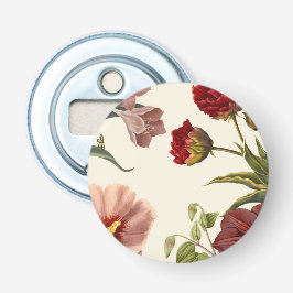 Vintage botanische Illustration mit roten  Flaschenöffner