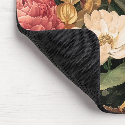 Vintage botanische Illustration Mousepad (Ecke)