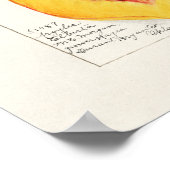 Vintage botanische Illustration Poster (Ecke)