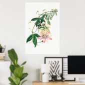 Vintage botanische Illustration Poster (Heimbüro)