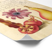 Vintage botanische Illustration Poster (Ecke)