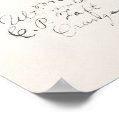 Vintage botanische Illustration Poster (Ecke)