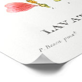 Vintage botanische Illustration Poster (Ecke)