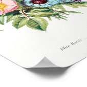 Vintage botanische Illustration Poster (Ecke)