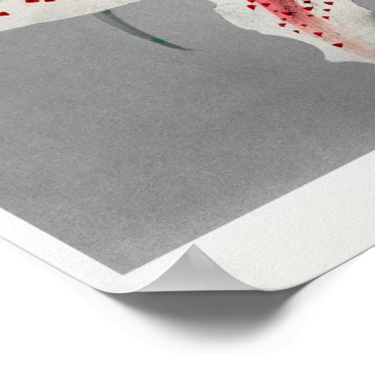 Vintage botanische Illustration Poster (Ecke)