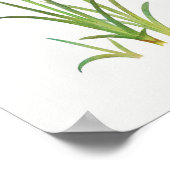 Vintage botanische Illustration Poster (Ecke)