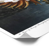 Vintage botanische Illustration Poster (Ecke)