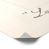 Vintage botanische Illustration Poster (Ecke)