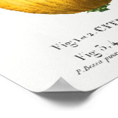 Vintage botanische Illustration Poster (Ecke)