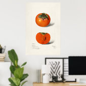 Vintage botanische Illustration Poster (Heimbüro)