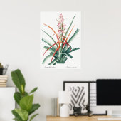 Vintage botanische Illustration Poster (Heimbüro)