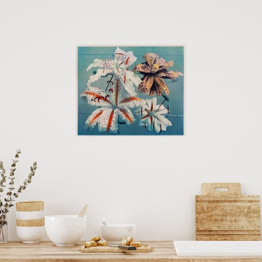 Vintage botanische Illustration Poster (Küche)