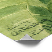 Vintage botanische Illustration Poster (Ecke)