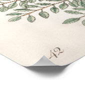 Vintage botanische Illustration Poster (Ecke)