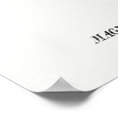 Vintage botanische Illustration Poster (Ecke)