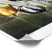 Vintage botanische Illustration Poster (Ecke)