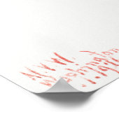 Vintage botanische Illustration Poster (Ecke)