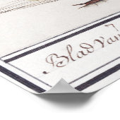 Vintage botanische Illustration Poster (Ecke)