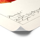 Vintage botanische Illustration Poster (Ecke)