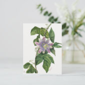 Vintage botanische Illustration Postkarte (Stehend Vorderseite)