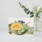 Vintage botanische Illustration Postkarte (Stehend Vorderseite)