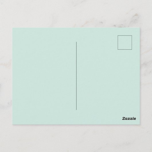 Vintage botanische Illustration Postkarte (Rückseite)