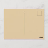 Vintage botanische Illustration Postkarte (Rückseite)