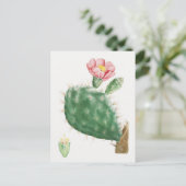 Vintage botanische Illustration Postkarte (Stehend Vorderseite)
