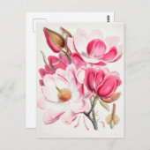Vintage botanische Illustration Postkarte (Vorne/Hinten)