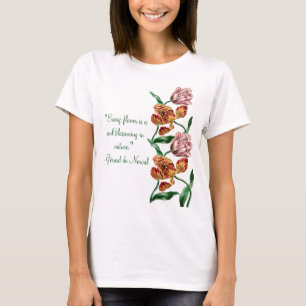 Vintage botanische Illustration T-Shirt