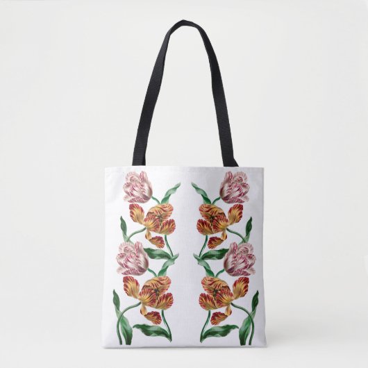 Vintage botanische Illustration Tasche (Vorderseite)