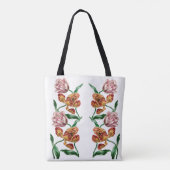 Vintage botanische Illustration Tasche (Rückseite)