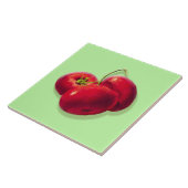 Vintage botanische Illustration, Tomaten Fliese (Seite)