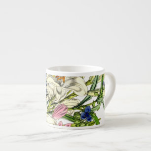 Vintage botanische Illustrationen Espressotasse