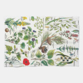 Vintage botanische Illustrationen Geschirrtuch (Horizontal)