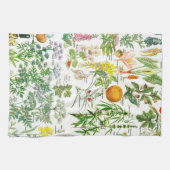 Vintage botanische Illustrationen Geschirrtuch (Horizontal)