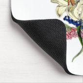 Vintage botanische Illustrationen Mousepad (Ecke)