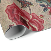 Vintage Botanische Jugendstil-Flora-Muster Geschenkpapier (Rolleneckpunkt)