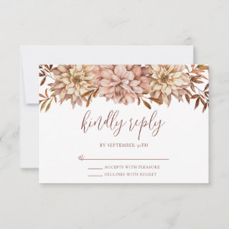 Vintage Botanische Kindly Antwort Hochzeit im Herb