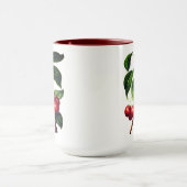 Vintage Botanische Kirschen Tasse (Zentrum)