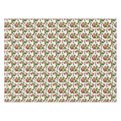 Vintage Botanische Kirschen Tischdecke (Vorderseite (Horizontal))