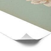 Vintage botanische Kunst Poster (Ecke)