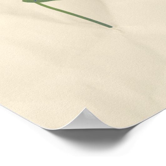 Vintage botanische Kunst Poster (Ecke)