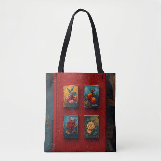 Vintage Botanische Kunst Tasche (Vorderseite)