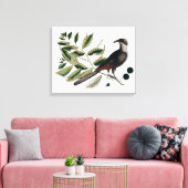 Vintage botanische Leinwand (Insitu (Wohnzimmer))