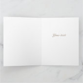 Vintage botanische Magnolia Rosa Blume Karte (Innenseite)