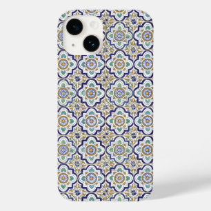 Vintage botanische ornamentale Fliesenmuster Case-Mate iPhone 14 Hülle